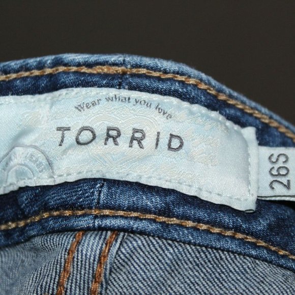 Torrid Boyfriend Jeans Size 26S 26 Short H10122 - Picture 6 of 9